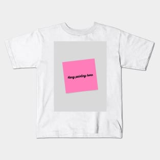 Hang Painting Here Kids T-Shirt